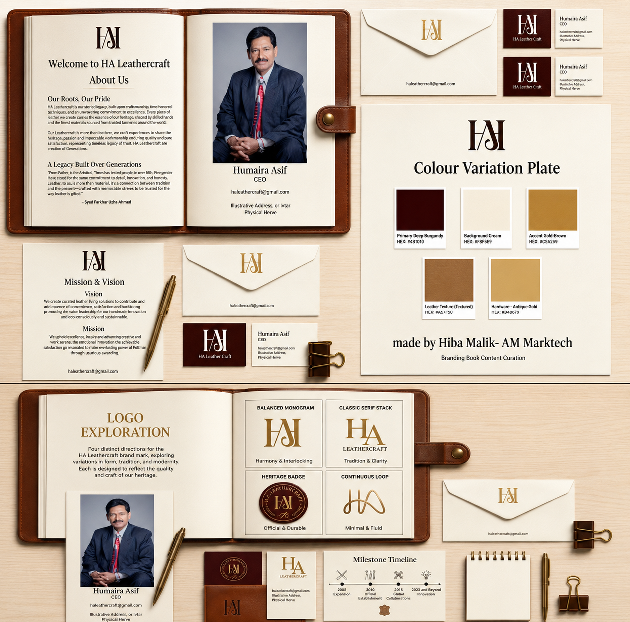 HA Leathercraft — Brand Book