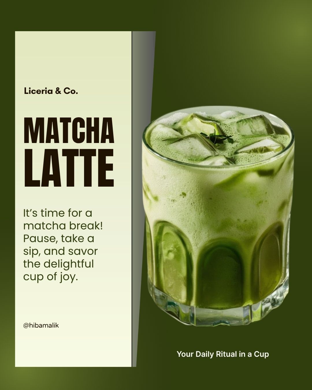 Liceria & Co. — Matcha Latte